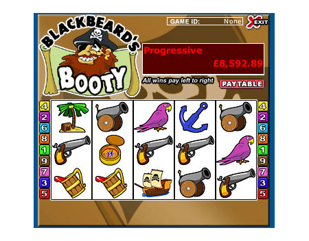 jackpot cafe blackbeards booty 5 reel online slots game
