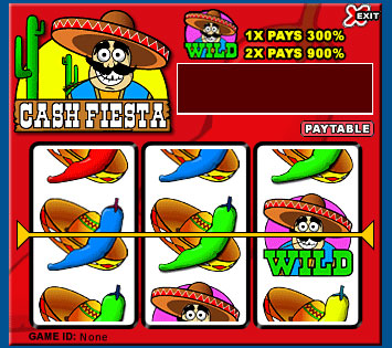 jackpot cafe cash fiesta 3 reel online slots game