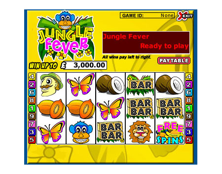 jackpot cafe jungle fever 5 reel online slots game