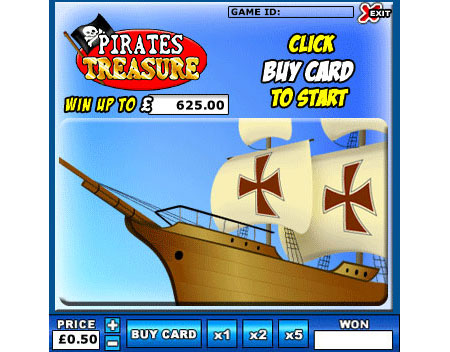 jackpot cafe pirates treasure online instant win game