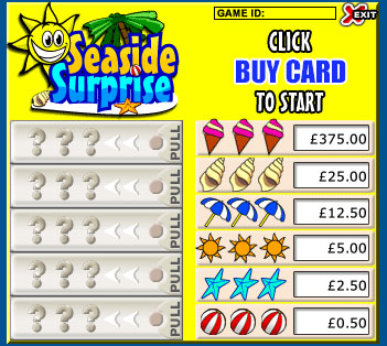 jackpot cafe seaside surprise pull tabs online instant win game