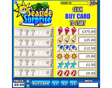 jackpot cafe seaside surprise online instant win game